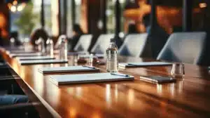 Salle de réunion lors de la séance plénière du CSFPT du 17 septembre 2025 – Positions de la FA-FPT contre la réforme de la haute fonction publique territoriale